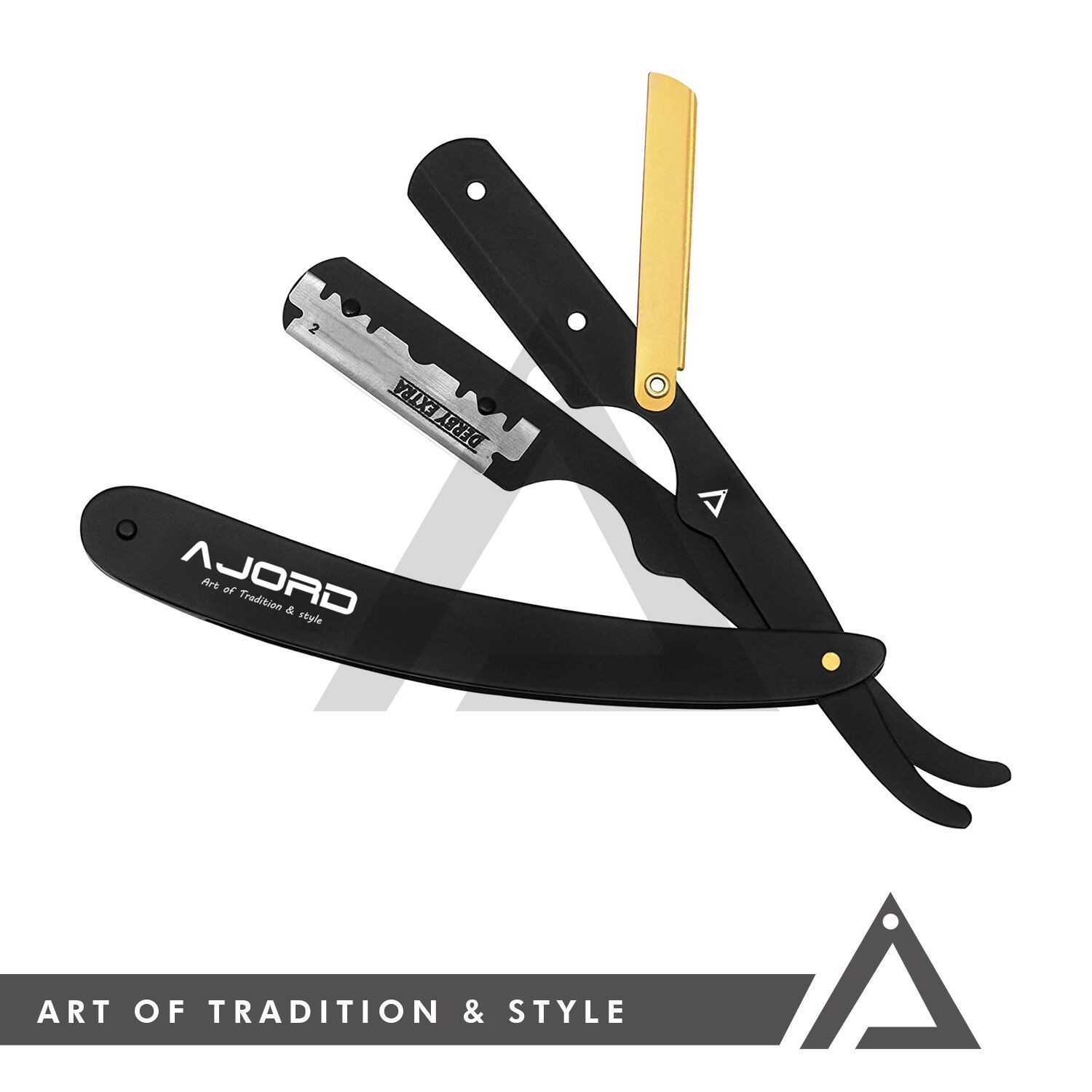 Barber Black Straight Razor